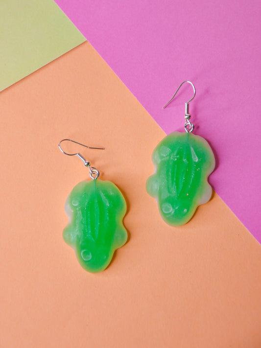 Kikker snoep oorbellen