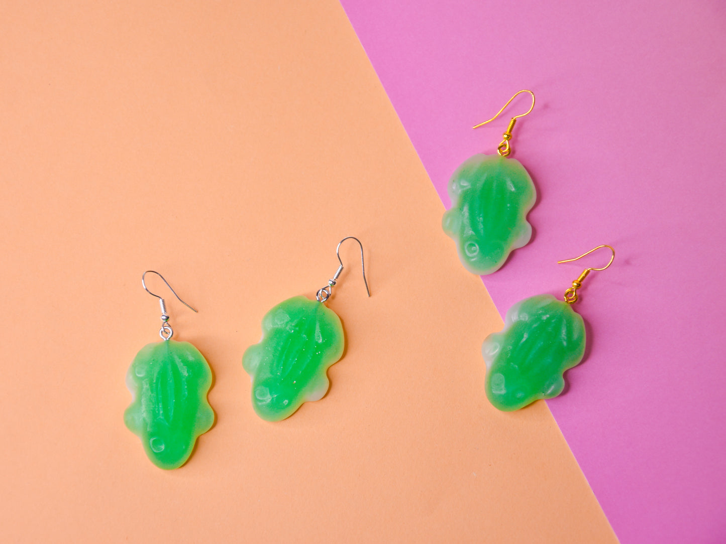 Kikker snoep oorbellen