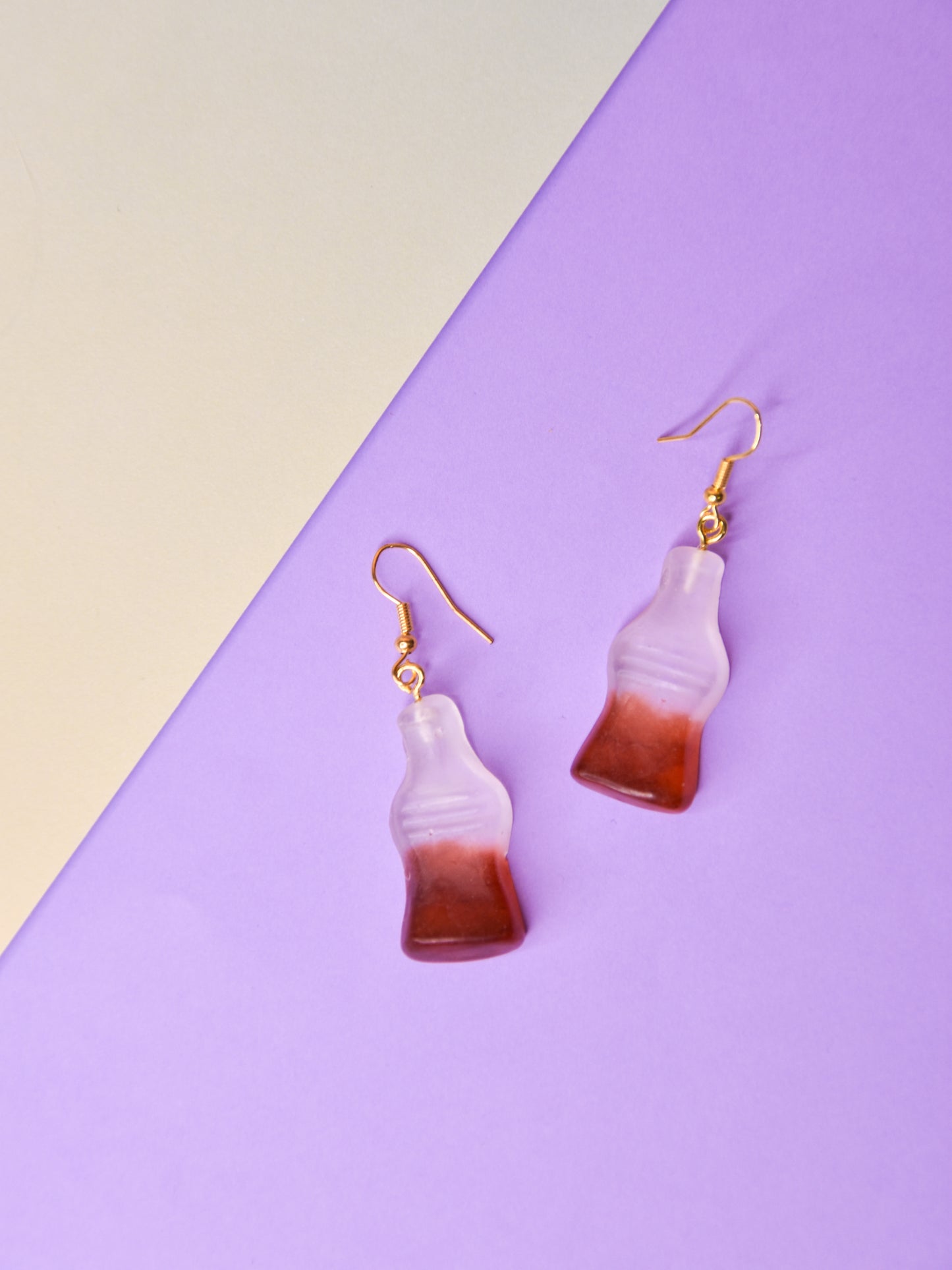 Cola snoep oorbellen