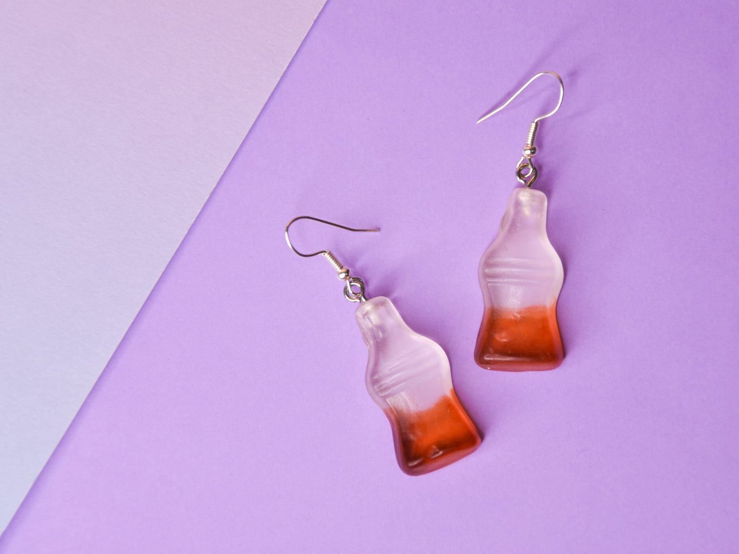 Cola snoep oorbellen