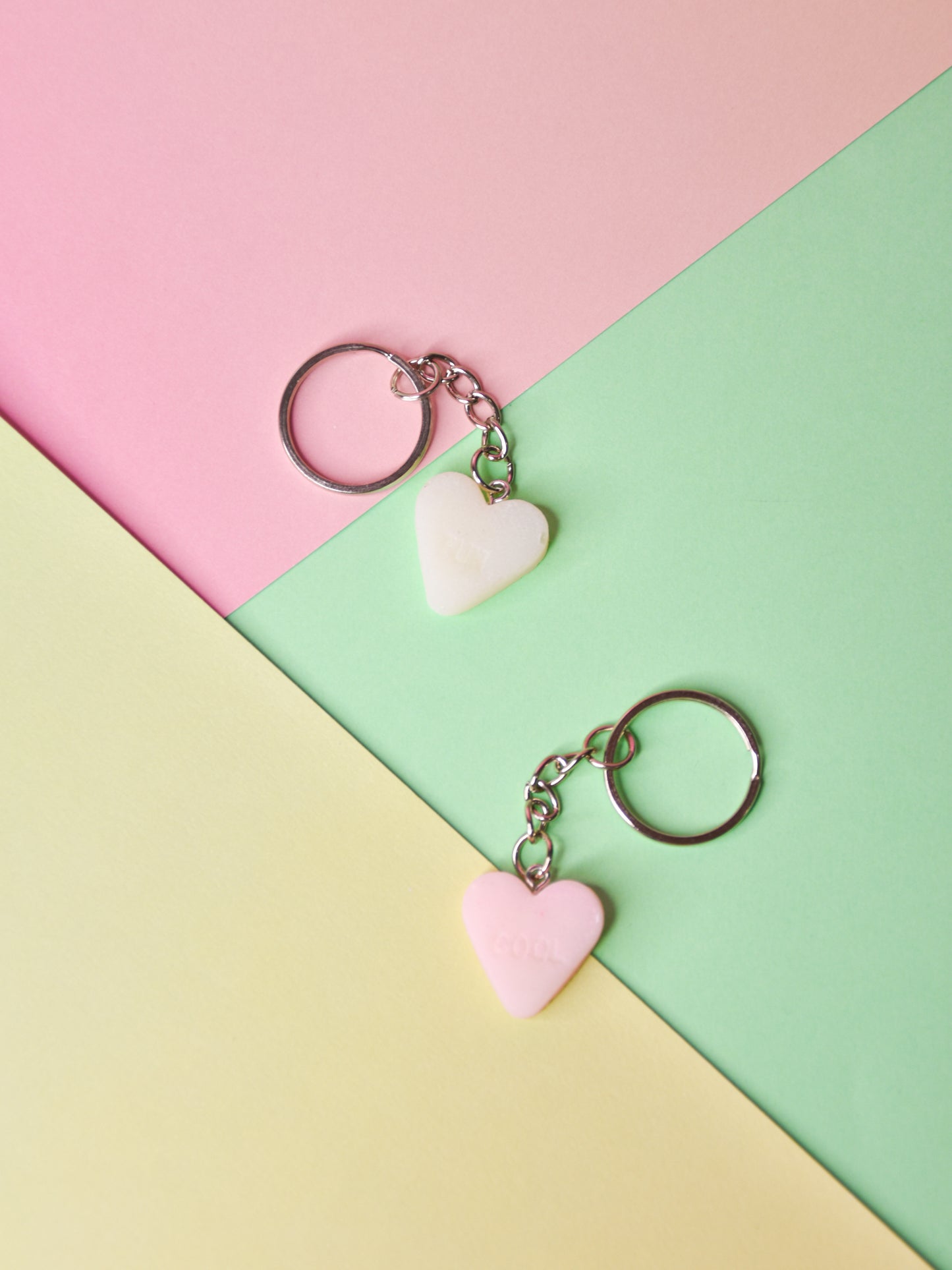 Hartjes snoep sleutelhanger