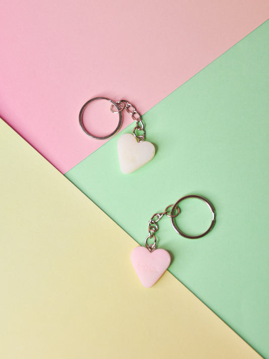 Hartjes snoep sleutelhanger