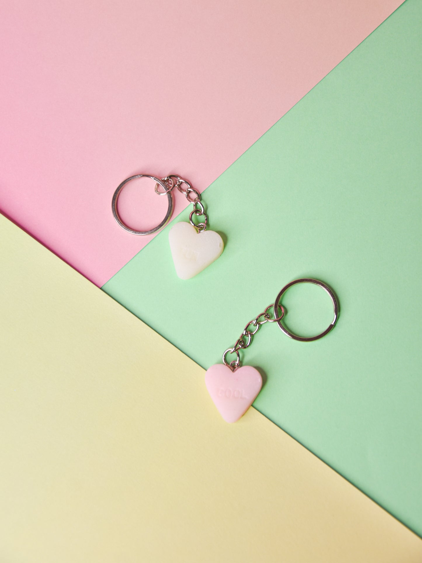 Hartjes snoep sleutelhanger