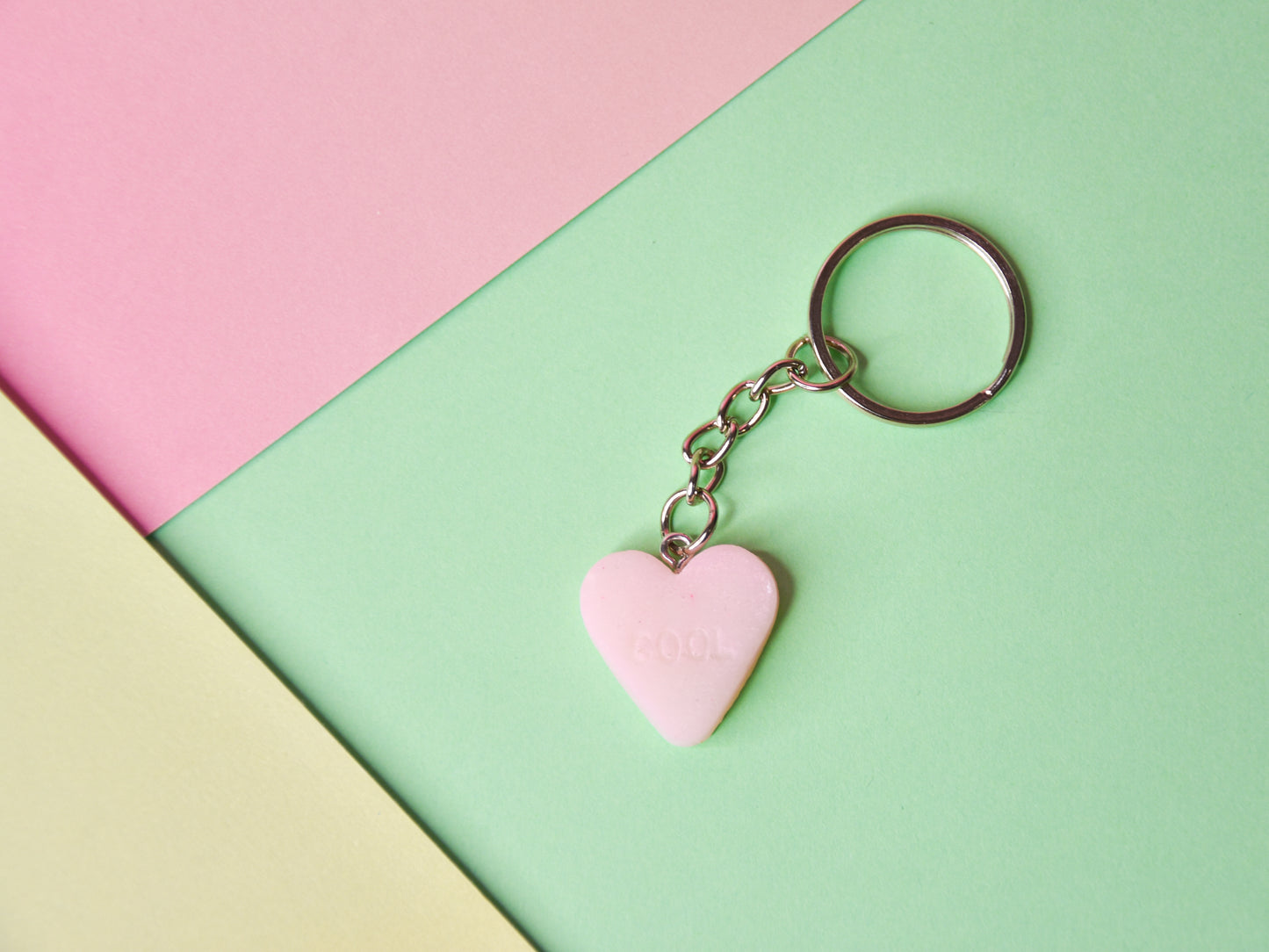 Hartjes snoep sleutelhanger