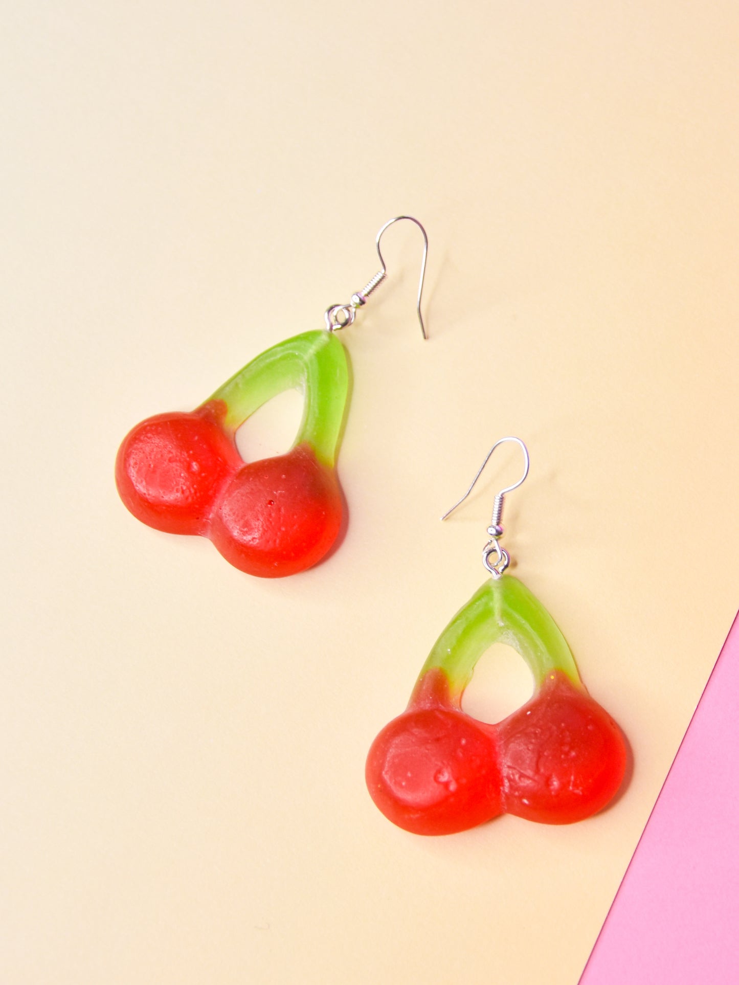 Kersen snoep Oorbellen