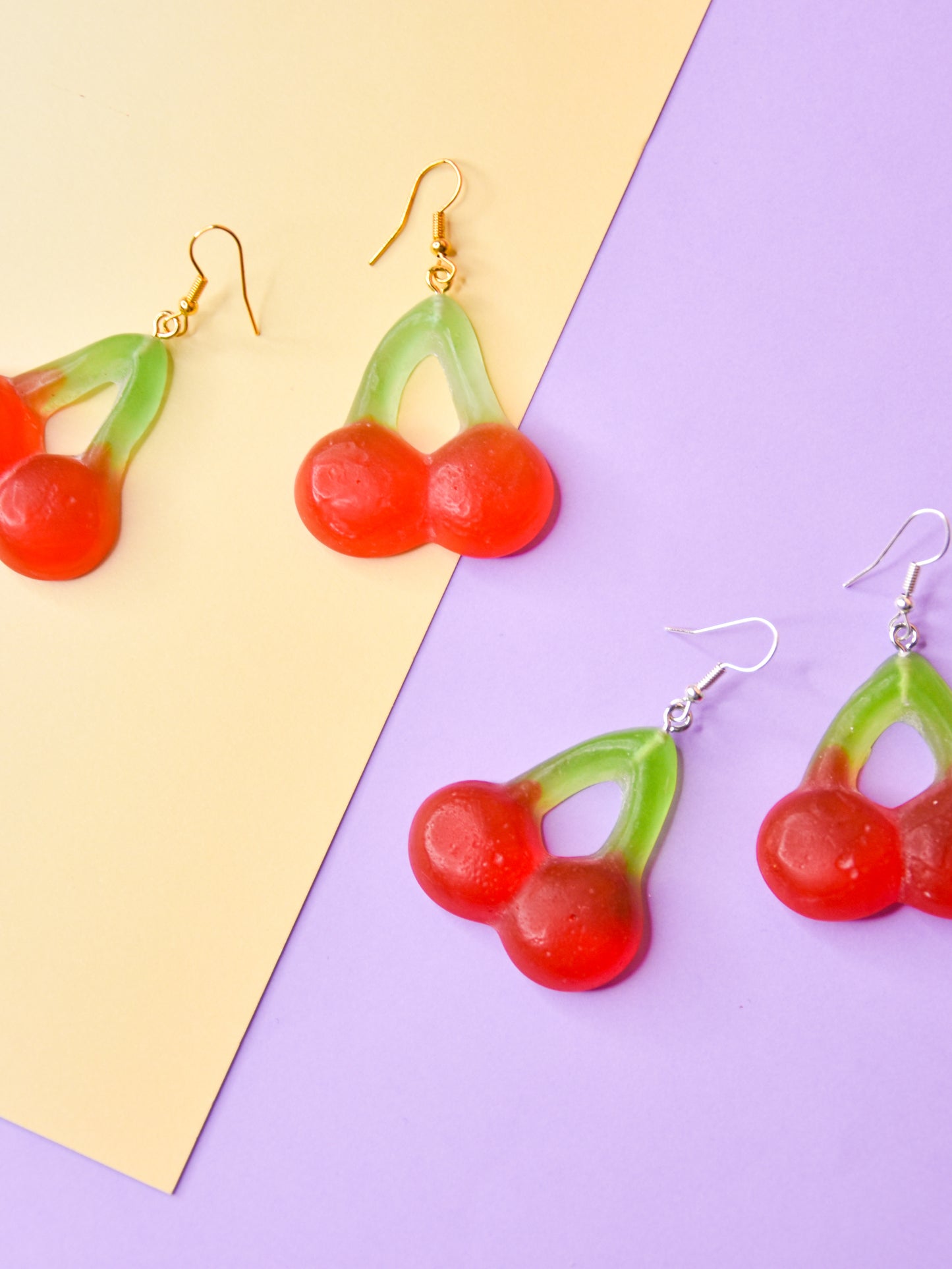 Kersen snoep Oorbellen