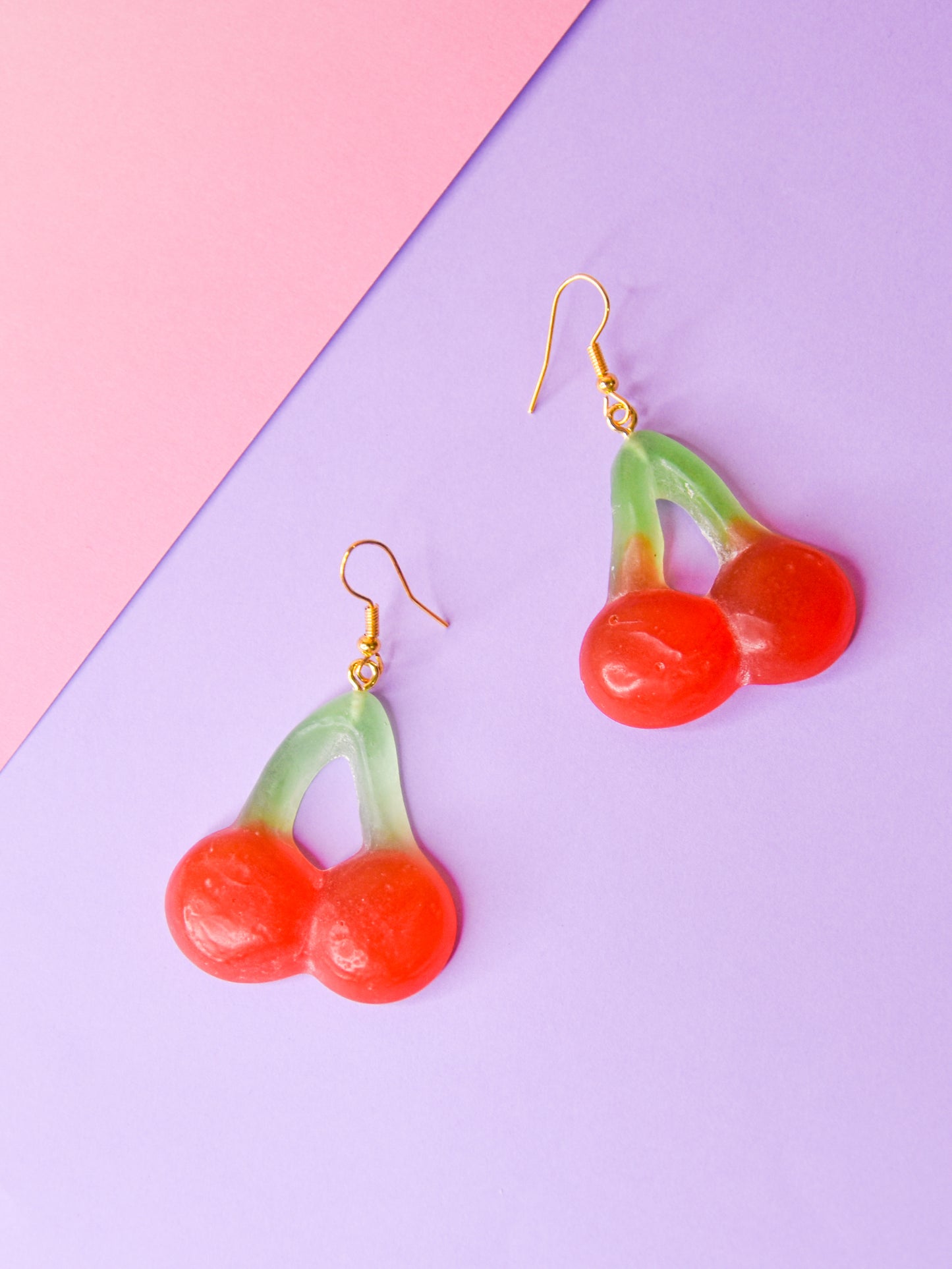 Kersen snoep Oorbellen