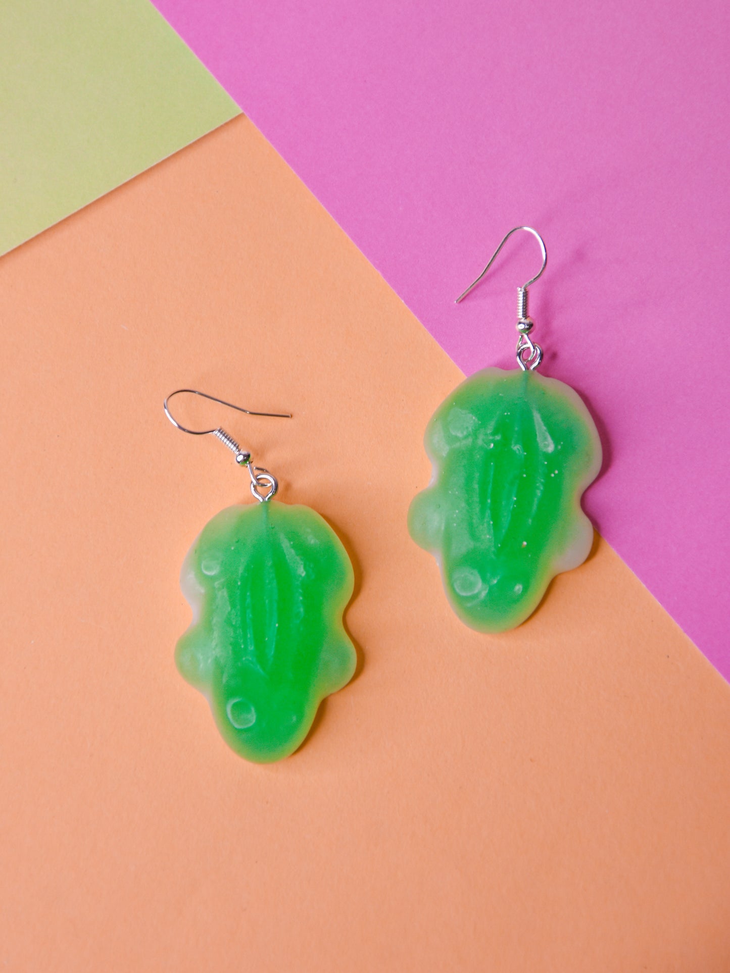 Kikker snoep oorbellen